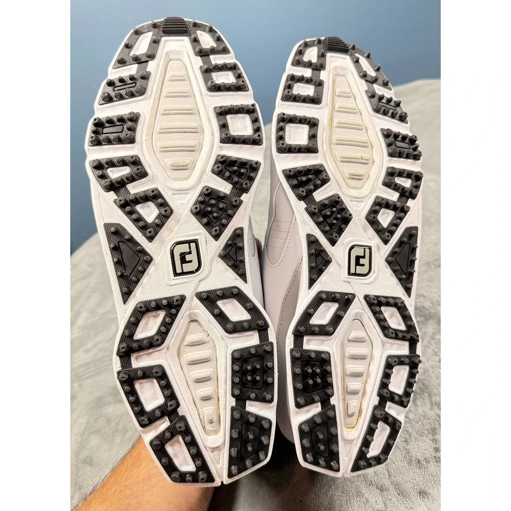 FootJoy Pro SL Golf Shoes Mens 10.5 W White Spikeless Leather Waterproof